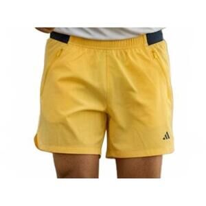 Adidas Training Axis Short - Men's Yellow Athletic Shorts